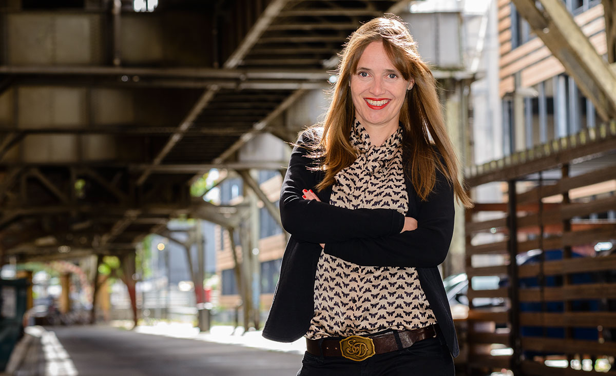 Die berliner Autorin Stephanie Drescher