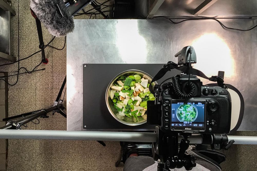 Film production TV Serie food videos