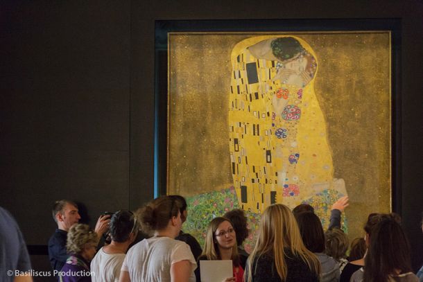 Gustav Klimt »Der Kuss« Belvedere Wien