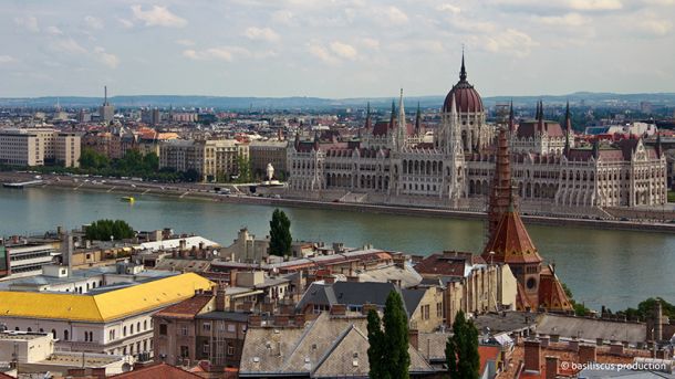 Stadtansicht Budapest Donau